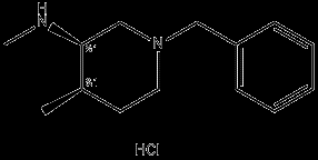 (3R,4R)-N,4-二甲基-1-(苯基甲基)-3-哌啶胺鹽酸鹽